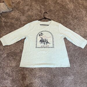 Women’sGraphic Tee - Light blue